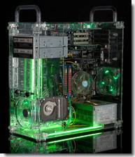A fully modded computer with Raptor X