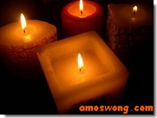 Scented Christmas Candles